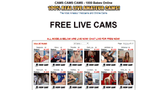 Desktop Screenshot of camscamscams.com