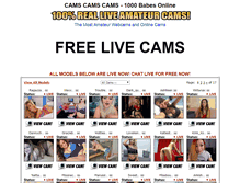 Tablet Screenshot of camscamscams.com